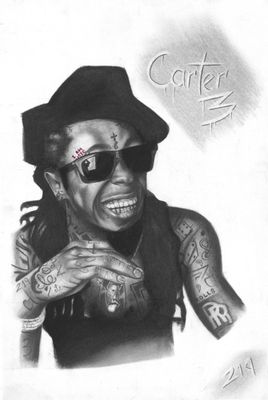 Ryans drawing of Lil Wayne