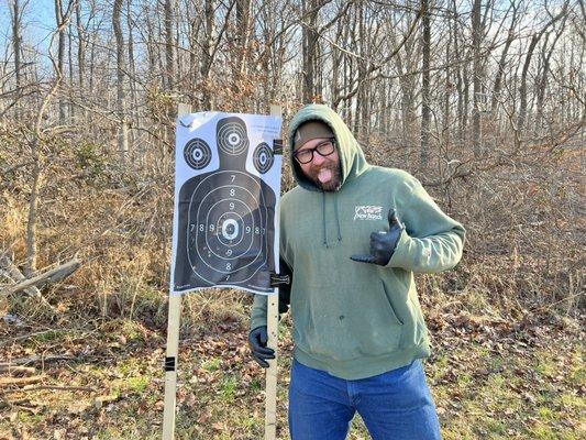 This young man just qualified for his Maryland Carry