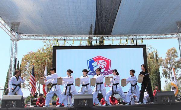 Regulus Demo Team performed at the Irvine Korean Cultural Festival