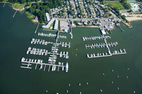 Capri Marina from above.