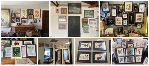 Oliphant custom framing for custom framing gallery wall