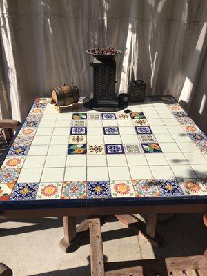 Patio table