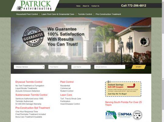 Extermination Company Website