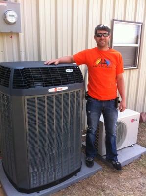 Derek with a Trane XL20i He installed