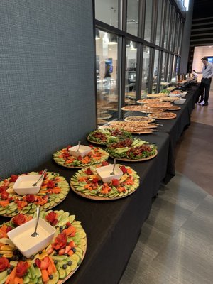 Fruit and veggie trays