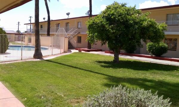 courtyard and pool