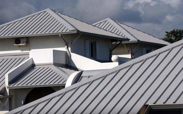 Light Grey Metal Roof