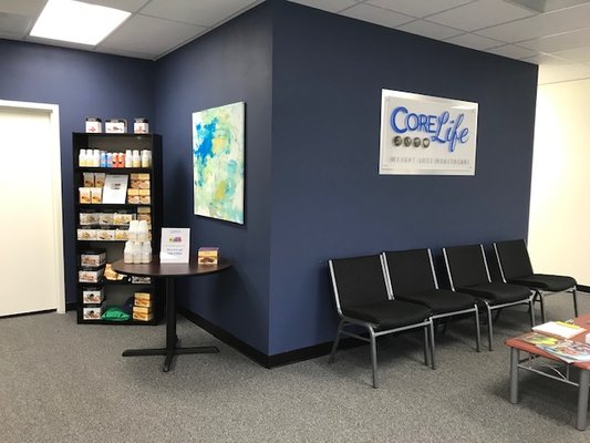 CoreLife Healthcare Hunt Valley Waiting Area