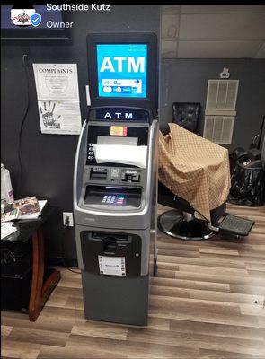 We now have a atm for your convenience