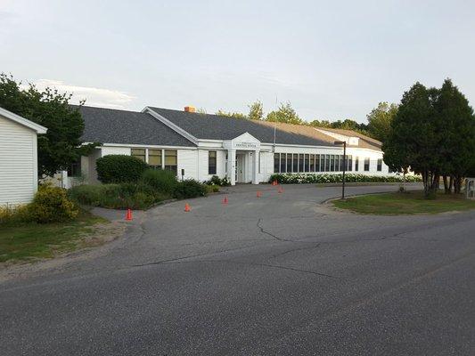 This is a beautiful roof the crew at Alexander Construction LLC stripped an re roofed at the Georgetown central school.