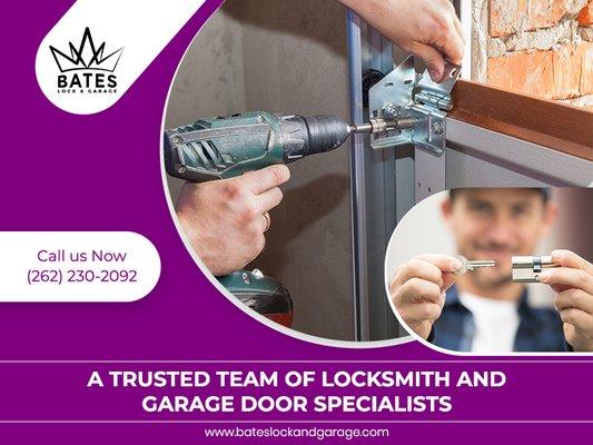 A trusted team of Locksmith and Garage Door Specialists