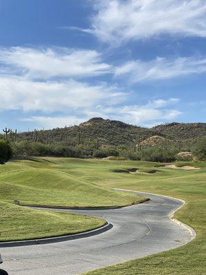 Scenic views on the Coyote course