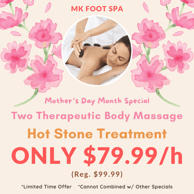 Two Therapeutic Body Massage ONLY $79.99/h