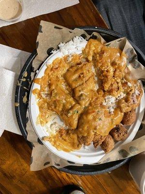 Catfish etouffee