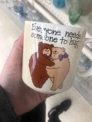 I texted my mom to confirm we had this exact mug during my childhood.