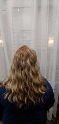 Blonde waves