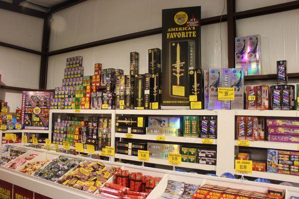 Best prices on artillery shells and firecrackers.