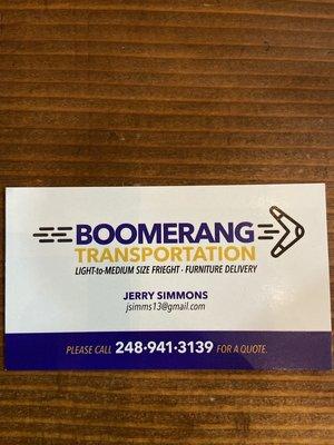 Boomerang Transportation