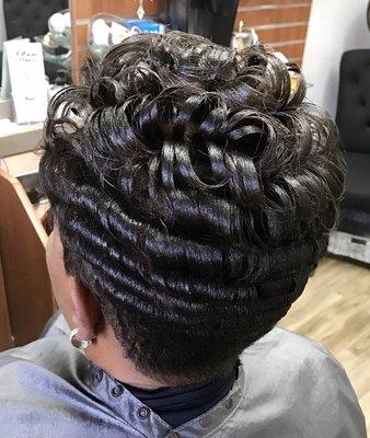 Precision cuts and styles