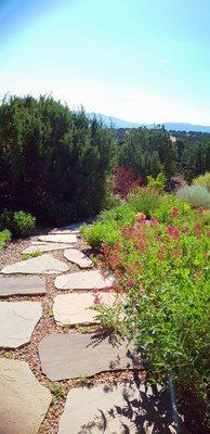 Stone and gravel pathway cont.