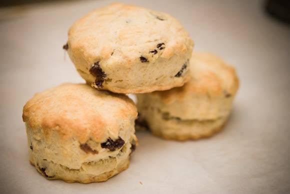 Authentic Irish/Uk Scones served with clotted cream and jam