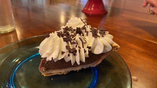 Chocolate cream pie