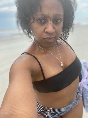 Me at Folly Beach, SC...just one of my favorite spots.