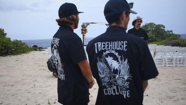 Some of the original Tree House Collective members, Bryan, Ben, and Hau'oli.