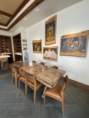 Inside tasting room