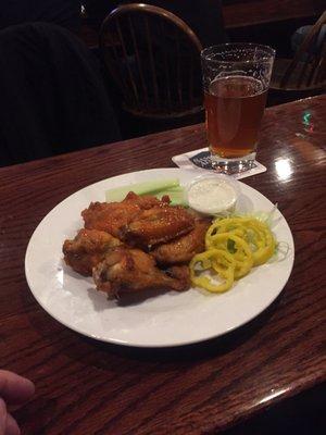 Chicken wings and IPA