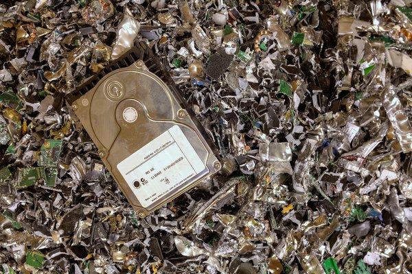 Shred hard drives and cell phones to keep your electronically stored info safe