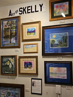 Original art by Joe Skelly and Christine Skelly resident artists at Art Central Gallery in Hampton, Virginia