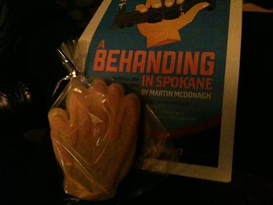 Yes, they are selling cookies at "A Behanding in Spokane". They look hand-made.! Yeah - Nailed it!  Sorry.