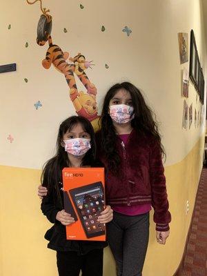 Amazon fire tablet for No Cavity Club winner!