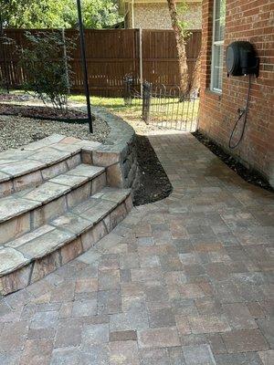 Paver patio