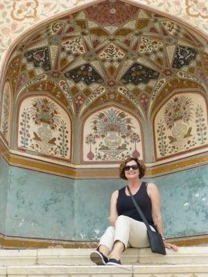 TravelStore's Melanie having a zen moment in India! Let us plan your worldly vacation.