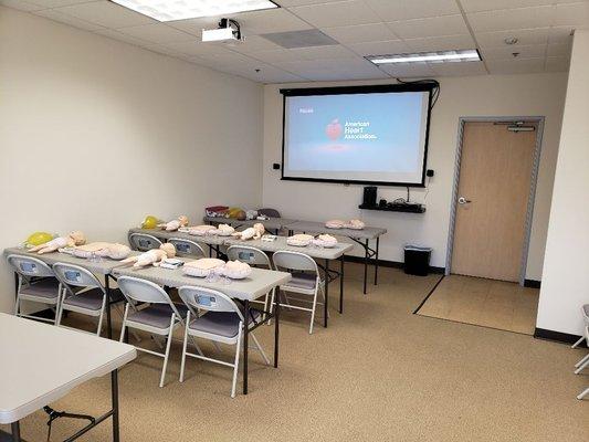 View of the classroom