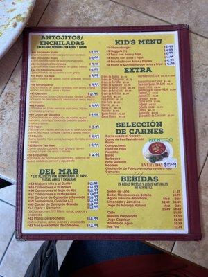 Menu pg 2023