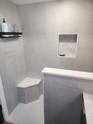 Custom bathroom renovation