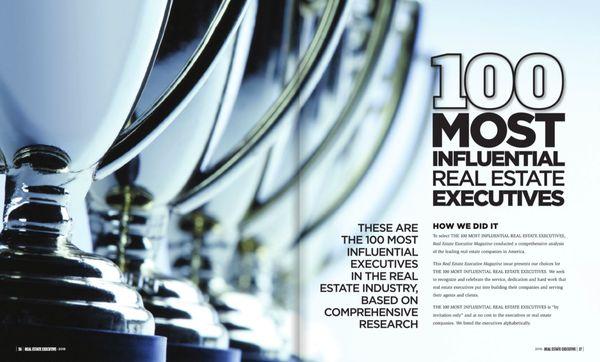 Robyn is one of the 100 Most Influential Real Estate Executives in Houston!