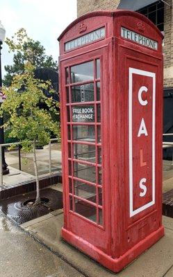 CALS phone booth free book exchange