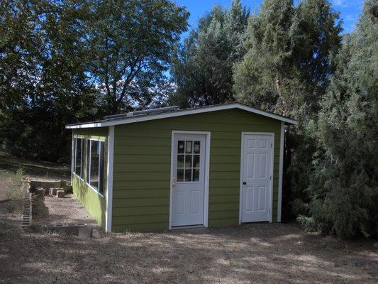 After picture of shed remodel.