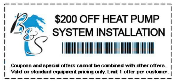 $200 OFF of any heating system installation. Reliability and savings, a great combination!