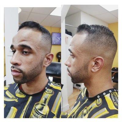 skin fade haircut & a hot towel shave
Quisqueya barber shop Jersey city