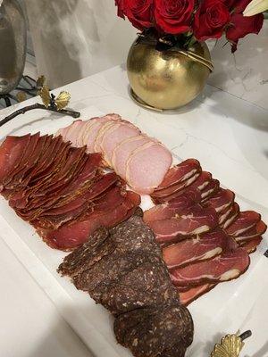 Basturma, Canadian bacon, Pork Basturma and Sujuk