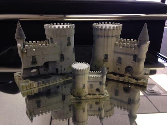 Irish Bayou Castle 3D print from aerial imagery