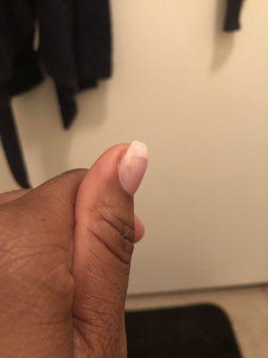 Didn't even cover the whole nail