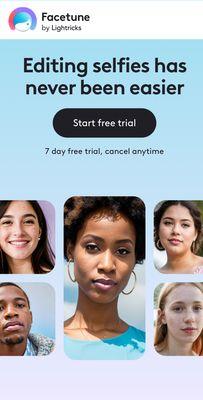 Join our membership and recieve a month of  hairstyle app subscription to have fun with us! 

https://www.facetuneapp.com