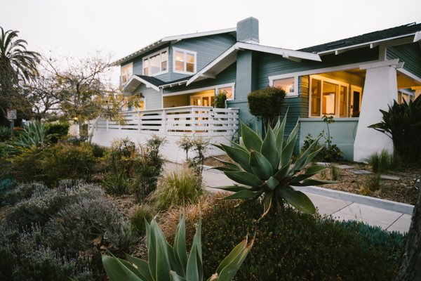 Fully remodeled gorgeous Craftsman beach house in Oceanside, California.