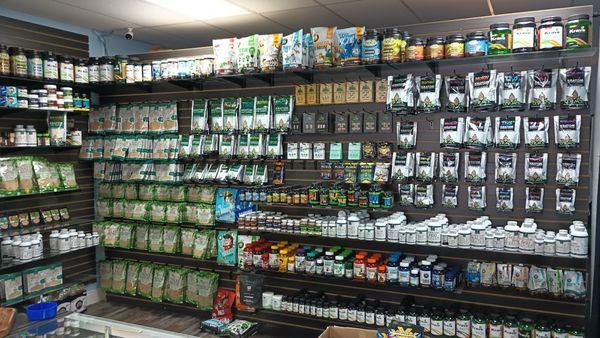 A whole wall of KRATOM!!